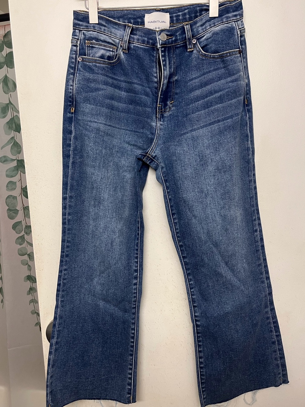 Habitual Washed Blue straight-Leg Jeans